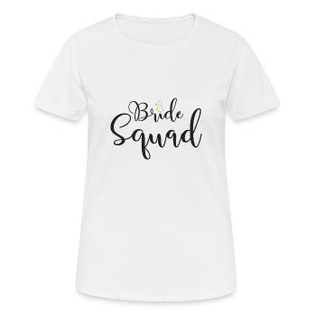 Bride Squad with Diamond Ring - Women's Breathable T-Shirt - white - Front - AI Model Female 172 dark (172cm)