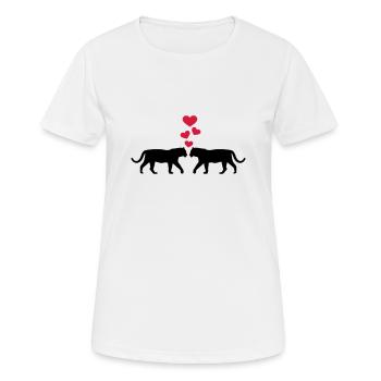 Tiger - T-shirt respirant Femme - blanc - Devant - AI Model Female 172 dark (172cm)