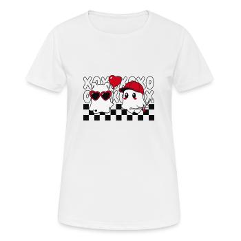 Valentine's Day Cupid Spirits Heart Love In Love - Women's Breathable T-Shirt - white - Front - AI Model Female 172 dark (172cm)