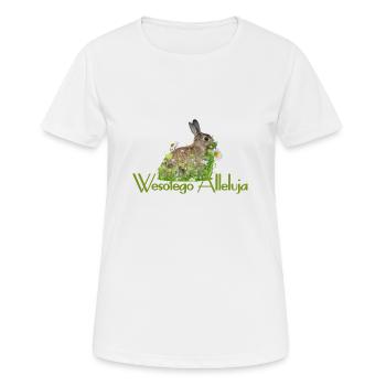 Frohe Ostern - Frauen T-Shirt atmungsaktiv - Weiß - Vorne - AI Model Female 172 dark (172cm)