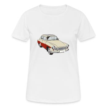 IFA Wartburg 311 rouge - T-shirt respirant Femme - blanc - Devant - AI Model Female 172 dark (172cm)
