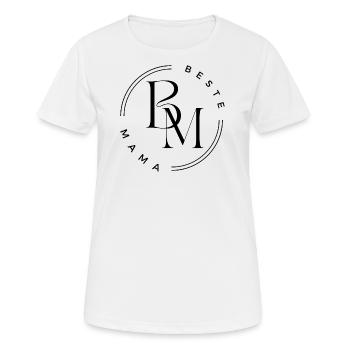 Meilleure maman - T-shirt respirant Femme - blanc - Devant - AI Model Female 172 dark (172cm)