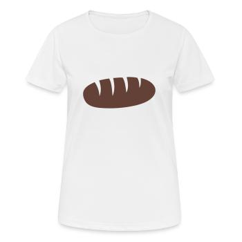 Bread - Women's Breathable T-Shirt - white - Front - AI Model Female 172 dark (172cm)
