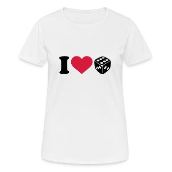 cubes - T-shirt respirant Femme - blanc - Devant - AI Model Female 172 dark (172cm)