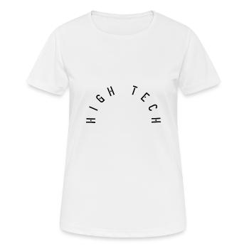 Haute technologie - T-shirt respirant Femme - blanc - Devant - AI Model Female 172 dark (172cm)