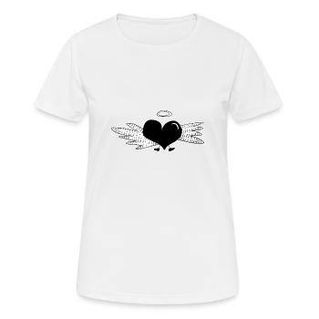 Ange Gardien Ange Ange - T-shirt respirant Femme - blanc - Devant - AI Model Female 172 dark (172cm)