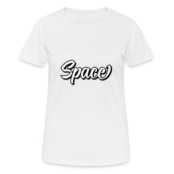 Espace - T-shirt respirant Femme - blanc - Devant - AI Model Female 172 dark (172cm)