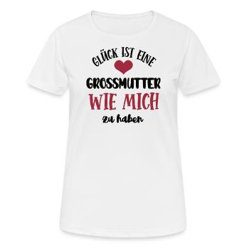 Grossmutter Oma Mama Uroma Mutter Großmutter - Frauen T-Shirt atmungsaktiv - Weiß - Vorne - AI Model Female 172 dark (172cm)