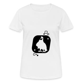 Eagle - Bird of Prey Falcon Vulture - Women's Breathable T-Shirt - white - Front - AI Model Female 172 dark (172cm)