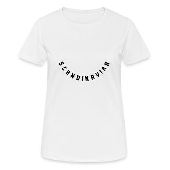 Scandinave - T-shirt respirant Femme - blanc - Devant - AI Model Female 172 dark (172cm)
