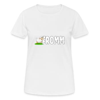 Lammfromm - Vous êtes innocent. TOUJOURS! - T-shirt respirant Femme - blanc - Devant - AI Model Female 172 dark (172cm)