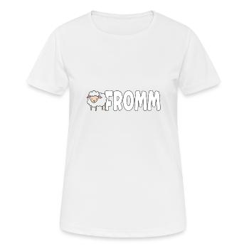 Lammfromm - Vous êtes innocent. TOUJOURS! - T-shirt respirant Femme - blanc - Devant - AI Model Female 172 dark (172cm)