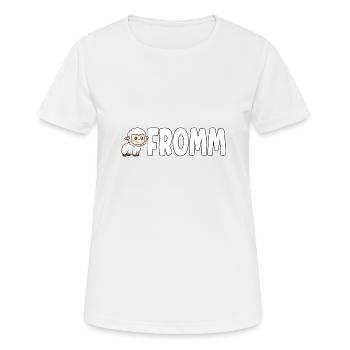 Lammfromm - Vous êtes innocent. TOUJOURS! - T-shirt respirant Femme - blanc - Devant - AI Model Female 172 dark (172cm)