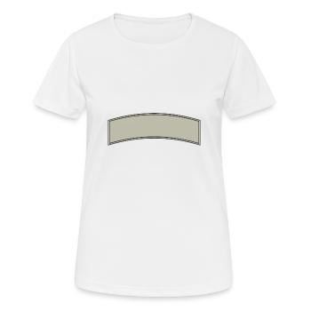 Bannière - T-shirt respirant Femme - blanc - Devant - AI Model Female 172 dark (172cm)