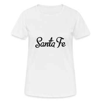 Santa Fe - T-shirt respirant Femme - blanc - Devant - AI Model Female 172 dark (172cm)