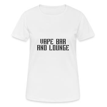 Vape bar et salon - T-shirt respirant Femme - blanc - Devant - AI Model Female 172 dark (172cm)