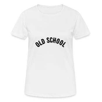 Old School - Women's Breathable T-Shirt - white - Front - AI Model Female 172 dark (172cm)