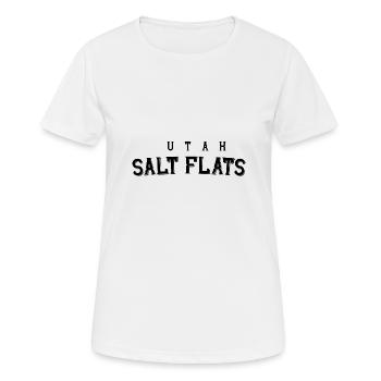 Utah Salt Flats - Women's Breathable T-Shirt - white - Front - AI Model Female 172 dark (172cm)