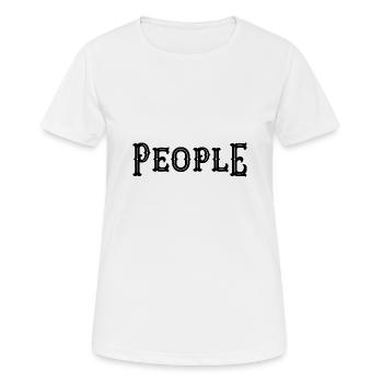 Gens - T-shirt respirant Femme - blanc - Devant - AI Model Female 172 dark (172cm)