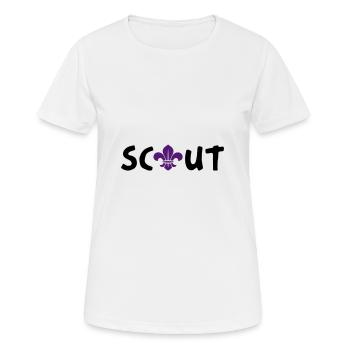 Scout / Scouting - Women's Breathable T-Shirt - white - Front - AI Model Female 172 dark (172cm)
