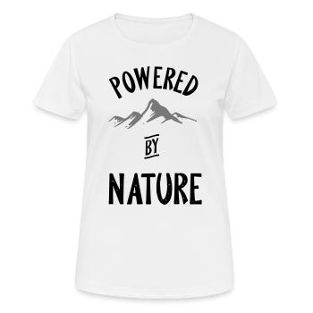 poweredbynature - Women's Breathable T-Shirt - white - Front - AI Model Female 172 dark (172cm)