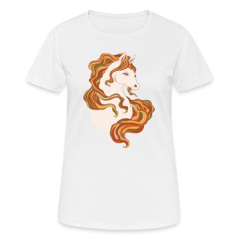 Autumn's Pegasus - Women's Breathable T-Shirt - white - Front - AI Model Female 172 dark (172cm)