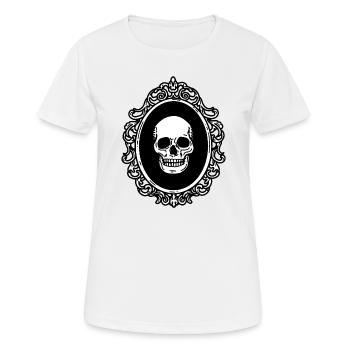 Spiegel - Frauen T-Shirt atmungsaktiv - Weiß - Vorne - AI Model Female 172 dark (172cm)