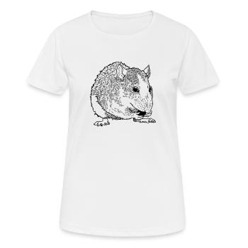 Ratte - Women's Breathable T-Shirt - white - Front - AI Model Female 172 dark (172cm)