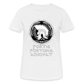 Fortis Fortuna Adiuvat Römischer Zenturio - Frauen T-Shirt atmungsaktiv - Weiß - Vorne - AI Model Female 172 dark (172cm)