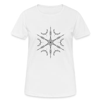 Minimalist Mandala - Women's Breathable T-Shirt - white - Front - AI Model Female 172 dark (172cm)