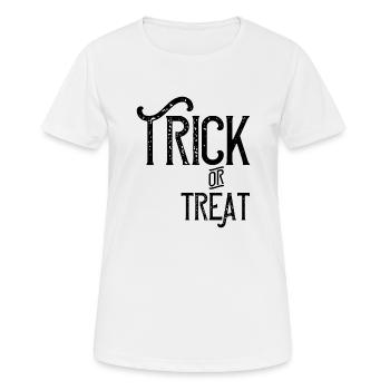 Trick or treat - Women's Breathable T-Shirt - white - Front - AI Model Female 172 dark (172cm)