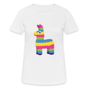 Pinata - Figur - Fiesta - Frauen T-Shirt atmungsaktiv - Weiß - Vorne - AI Model Female 172 dark (172cm)