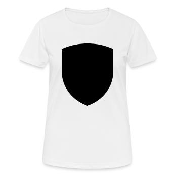 Wappen - Frauen T-Shirt atmungsaktiv - Weiß - Vorne - AI Model Female 172 dark (172cm)