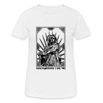 Vercingetorix - Frauen T-Shirt atmungsaktiv - Weiß - Vorne - AI Model Female 172 dark (172cm)