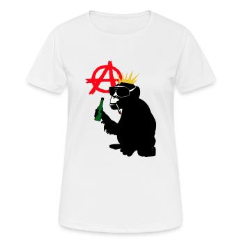 punk rock - Women's Breathable T-Shirt - white - Front - AI Model Female 172 dark (172cm)