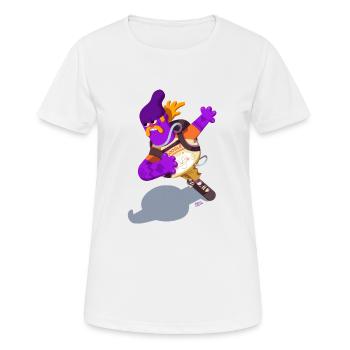 Juste en croisière - T-shirt respirant Femme - blanc - Devant - AI Model Female 172 dark (172cm)