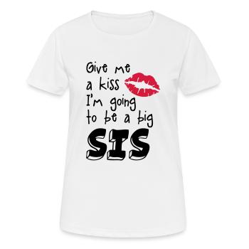 big sister - Women's Breathable T-Shirt - white - Front - AI Model Female 172 dark (172cm)