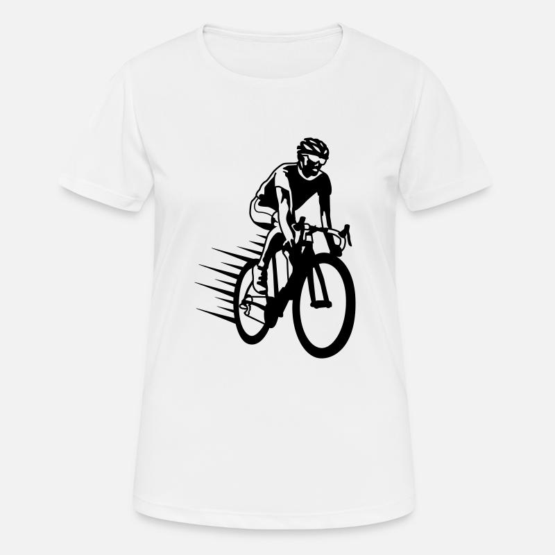 cycling - Women's Breathable T-Shirt - white