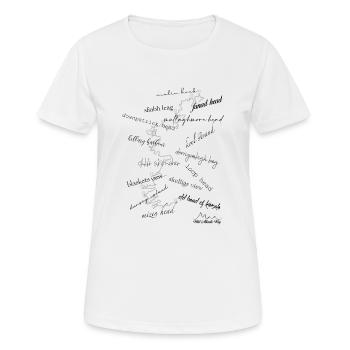 Wild Atlantic Way, Signature Discovery Points - Women's Breathable T-Shirt - white - Front - AI Model Female 172 dark (172cm)