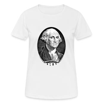 Dollars - T-shirt respirant Femme - blanc - Devant - AI Model Female 172 dark (172cm)