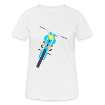 moped - Frauen T-Shirt atmungsaktiv - Weiß - Vorne - AI Model Female 172 dark (172cm)