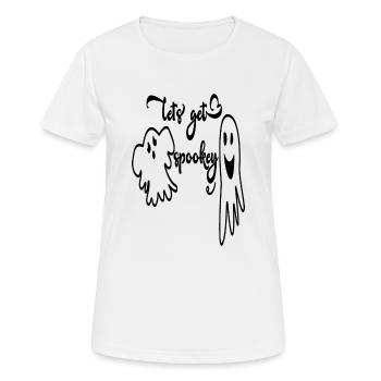 Lâche Spookey - T-shirt respirant Femme - blanc - Devant - AI Model Female 172 dark (172cm)