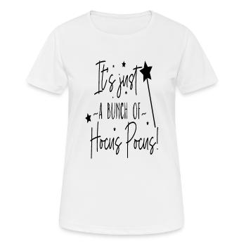 Es ist nur ein Haufen Hocus Pocus - Frauen T-Shirt atmungsaktiv - Weiß - Vorne - AI Model Female 172 dark (172cm)