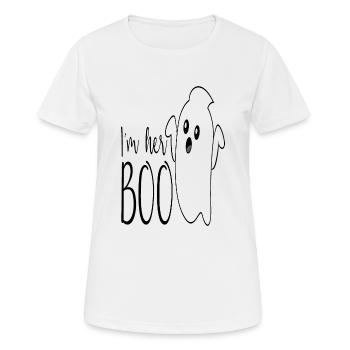 HALLOWEEN - T-shirt respirant Femme - blanc - Devant - AI Model Female 172 dark (172cm)