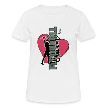 Floorball Floorball Queen Floorball Queen - T-shirt respirant Femme - blanc - Devant - AI Model Female 172 dark (172cm)