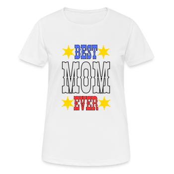 Beste Mama aller Zeiten - beste Mama aller Zeiten. - Frauen T-Shirt atmungsaktiv - Weiß - Vorne - AI Model Female 172 dark (172cm)