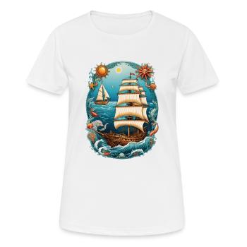 Great Ride - Women's Breathable T-Shirt - white - Front - AI Model Female 172 dark (172cm)