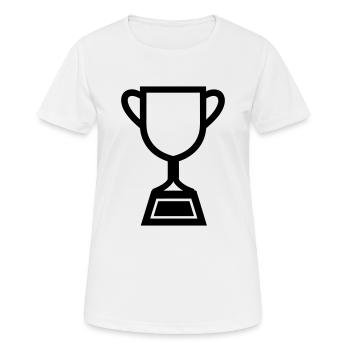 trophée - T-shirt respirant Femme - blanc - Devant - AI Model Female 172 dark (172cm)