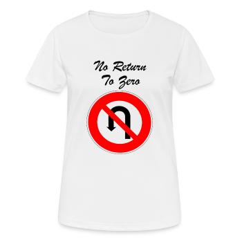 No Return To Zero - Women's Breathable T-Shirt - white - Front - AI Model Female 172 dark (172cm)
