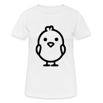 chick - Women's Breathable T-Shirt - white - Front - AI Model Female 172 dark (172cm)
